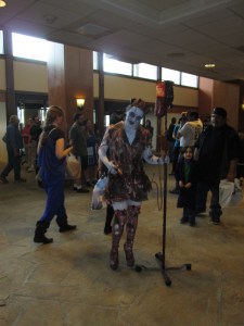 Fortunately there were first responders on hand in case of any health issues or zombie breakouts.