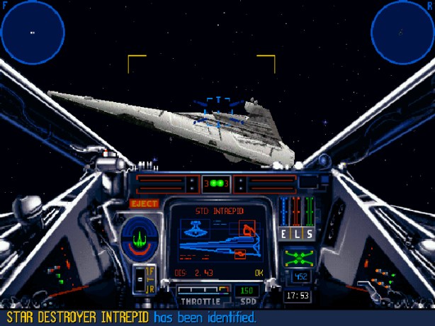 Going up against a Star Destroyer in a snub fighter, what's not to like about X Wing?